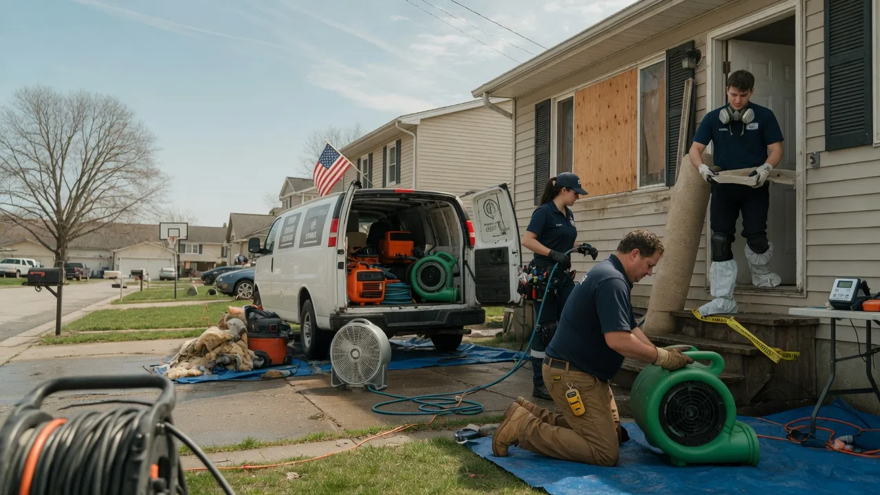 Water Damage Restoration in Greenville, IL near me